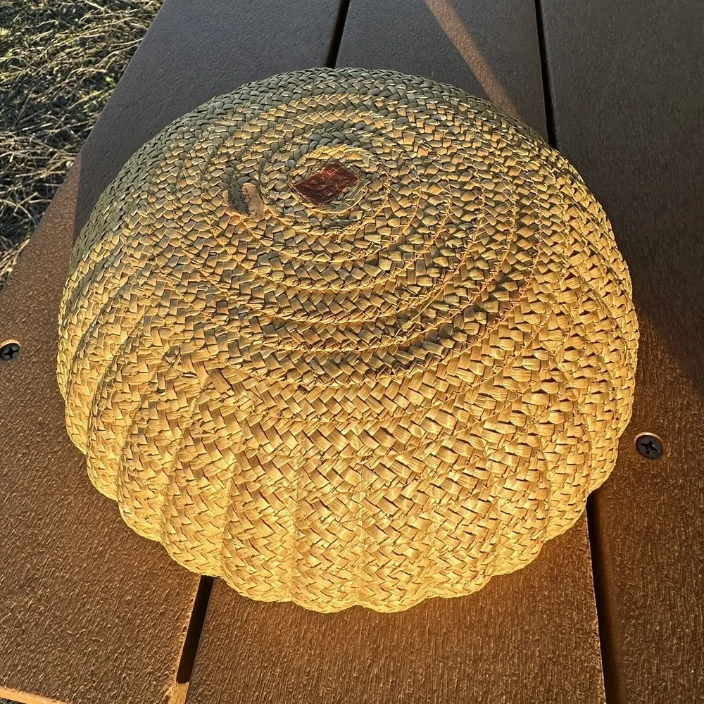 Vintage Italian Made Wicker Basket 10.5